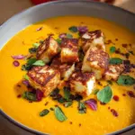 Kürbissuppe mit Halloumi: 8 Zutaten zum Glück