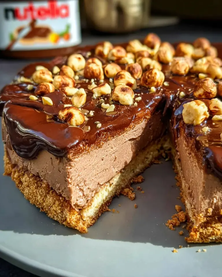 Nutella Cheesecake: 6 Zutaten zum sündhaft Glücklichsein