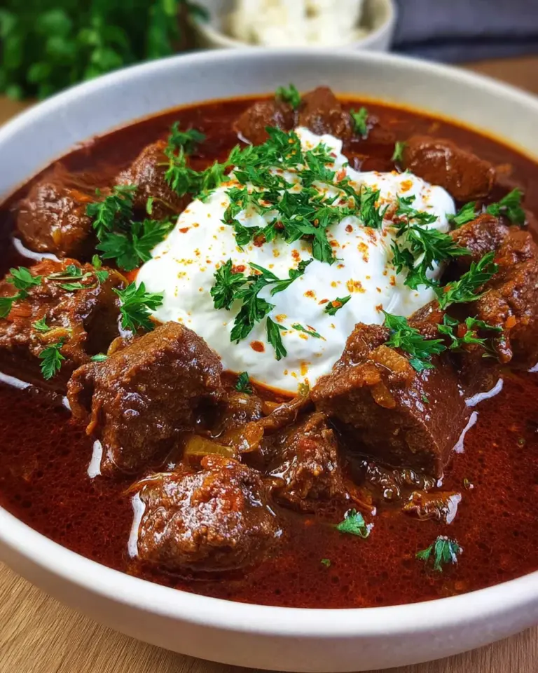 Omas Gulasch Rezept: 1 Stunde köcheln, umwerfend!