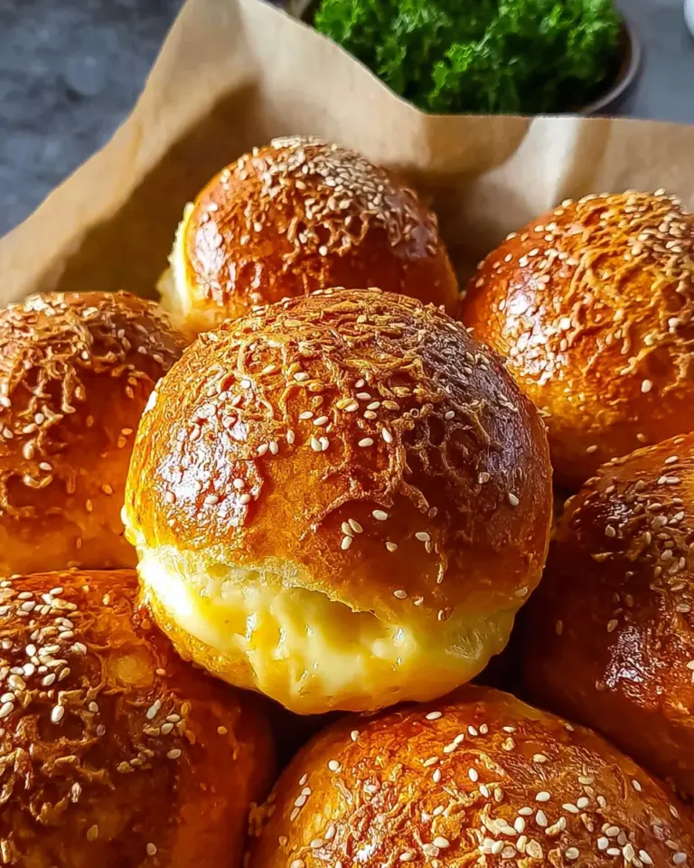 Unglaublich leckere Brioche Brötchen mit Käse endlich da