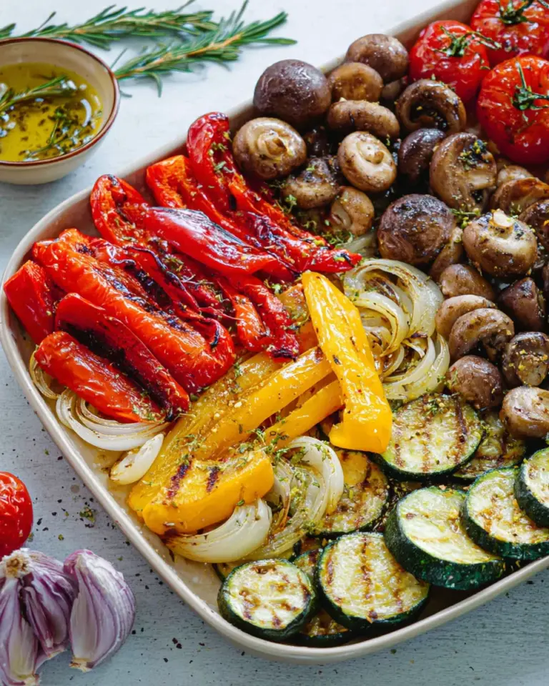 Antipasti aus frischem Gemüse