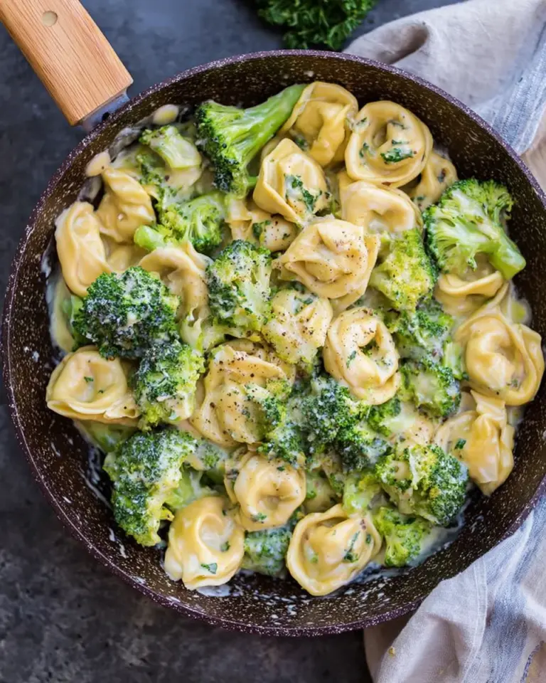 Cremige Tortellini Brokkoli Pfanne