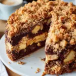 Dreifacher Kuchengenuss: Schoko, Apfel & Streusel vereint