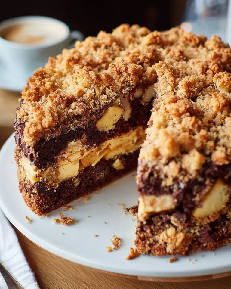 Dreifacher Kuchengenuss: Schoko, Apfel & Streusel vereint