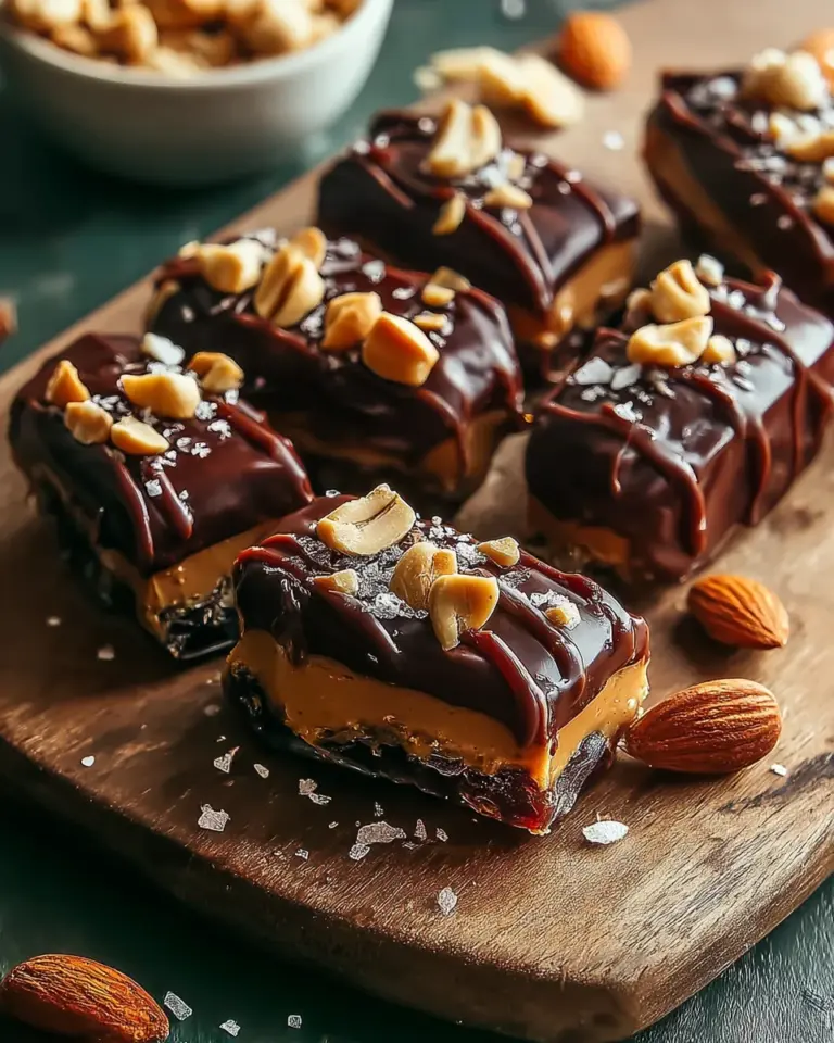 Gesunde Datteln Snickers: Dein leckerer Snack ohne Reue!