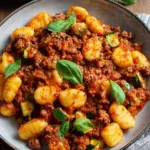Gnocchi mit Hackfleisch - einfach und lecker