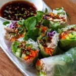 Hähnchen Teriyaki Reispapier Frühlingsrollen: Frisch & Lecker!