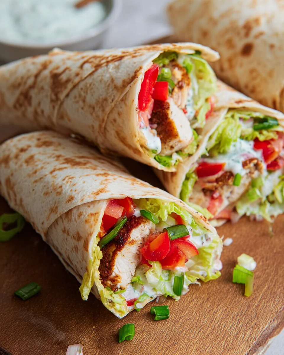 Hähnchen-Wraps