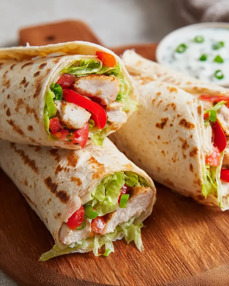 Hähnchen-Wraps – SOOO gut – das BESTE Rezept