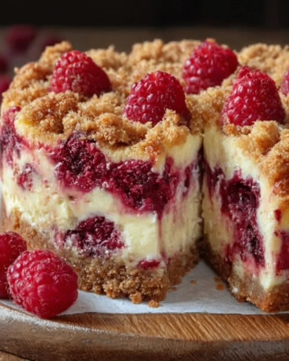 Himbeer-Käsekuchen-Streuselkuchen