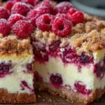 Himbeer-Käsekuchen-Streuselkuchen