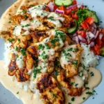 Einfaches Hähnchen-Gyros in cremiger Sauerrahmsauce: Ein Unglaubliches Ultimatives Rezept