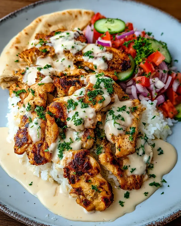 Einfaches Hähnchen-Gyros in cremiger Sauerrahmsauce: Ein Unglaubliches Ultimatives Rezept