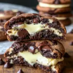 Käsekuchen gefüllte Schokoladenkekse – Der Desserttraum
