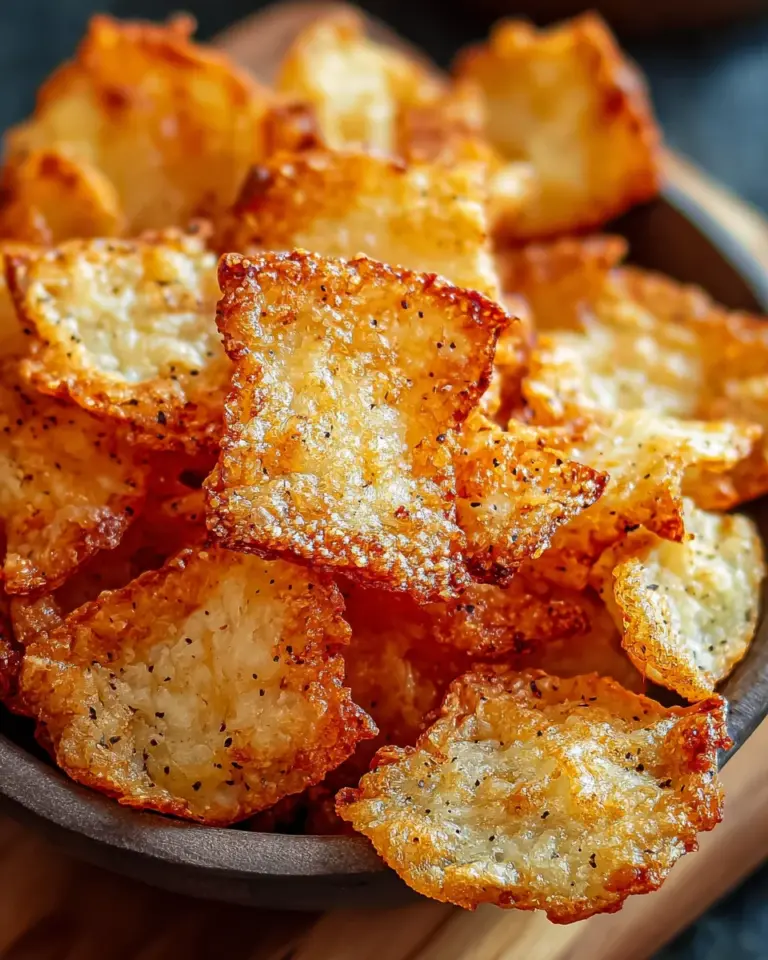 Knusprige Quark-Chips