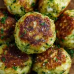 Knusprige Zucchini-Feta-Bällchen