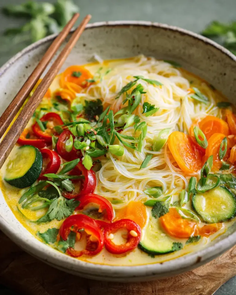 Kokos Glasnudelsuppe