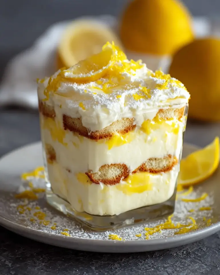 Limoncello-Art Tiramisu – Erfrischender Zitronen-Traum