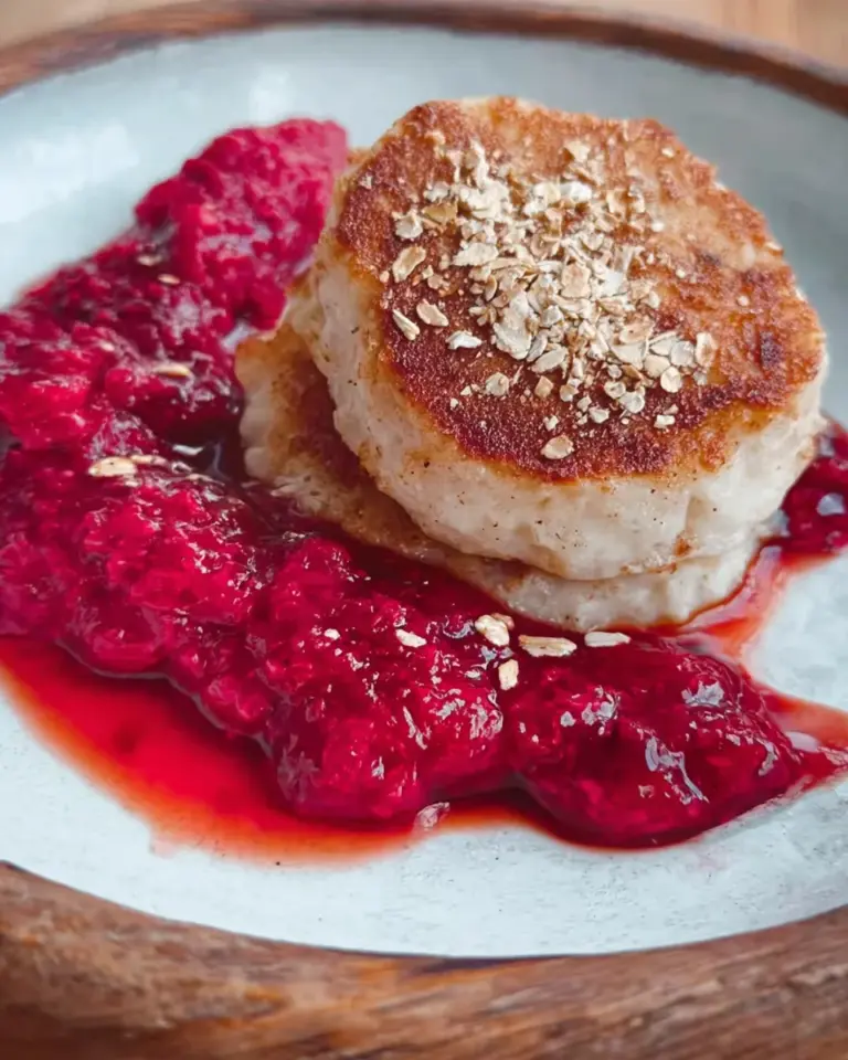 Quarkpuffer mit Haferflocken