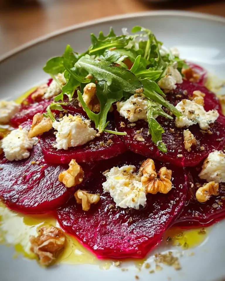 Rote Bete-Carpaccio