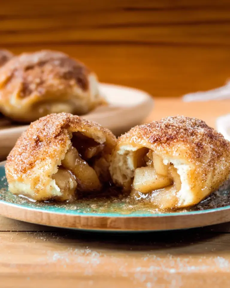 Süße Apfel-Ofenknödel mit Zucker-Zimt-Topping