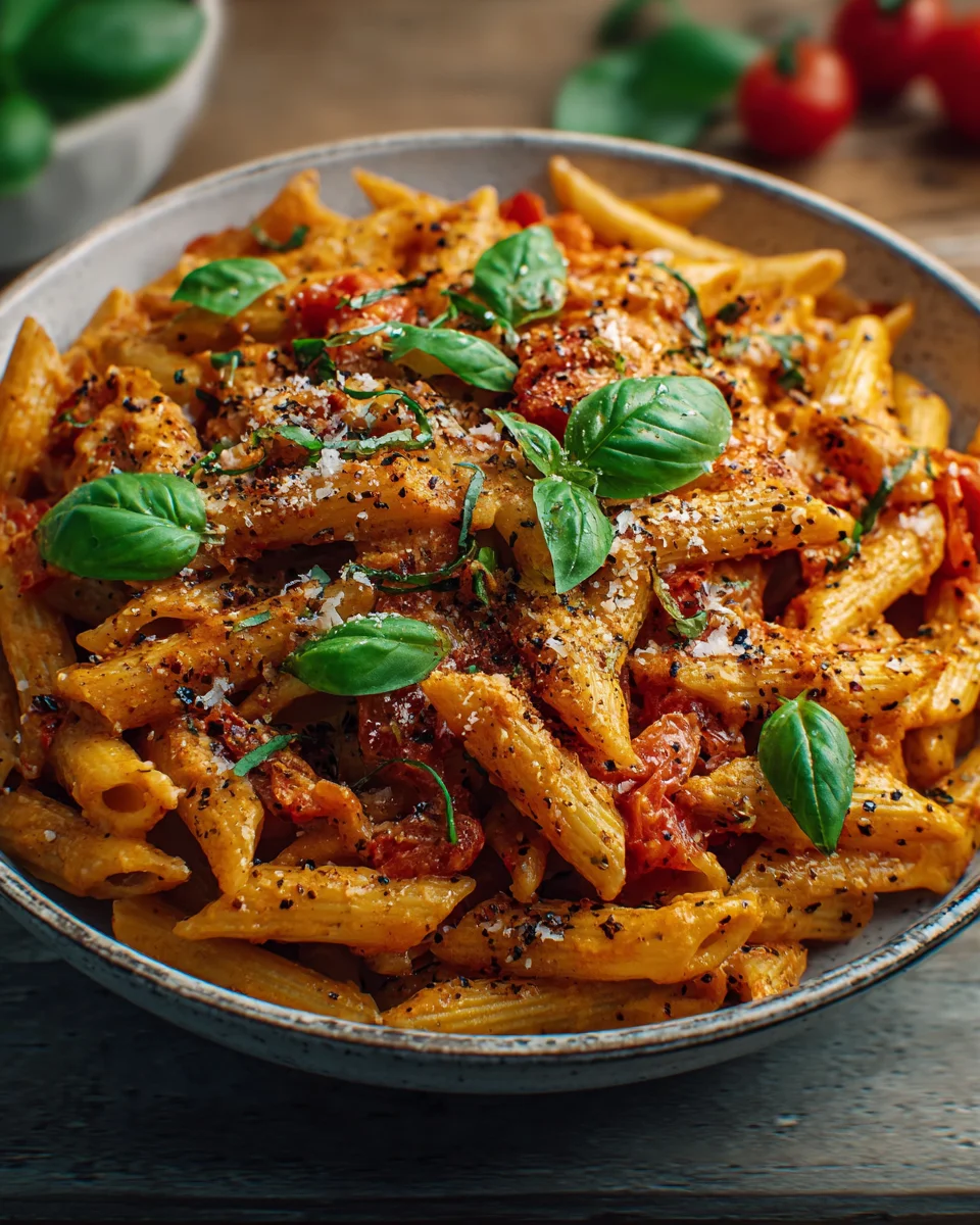 Tomaten-Knoblauch-Pasta