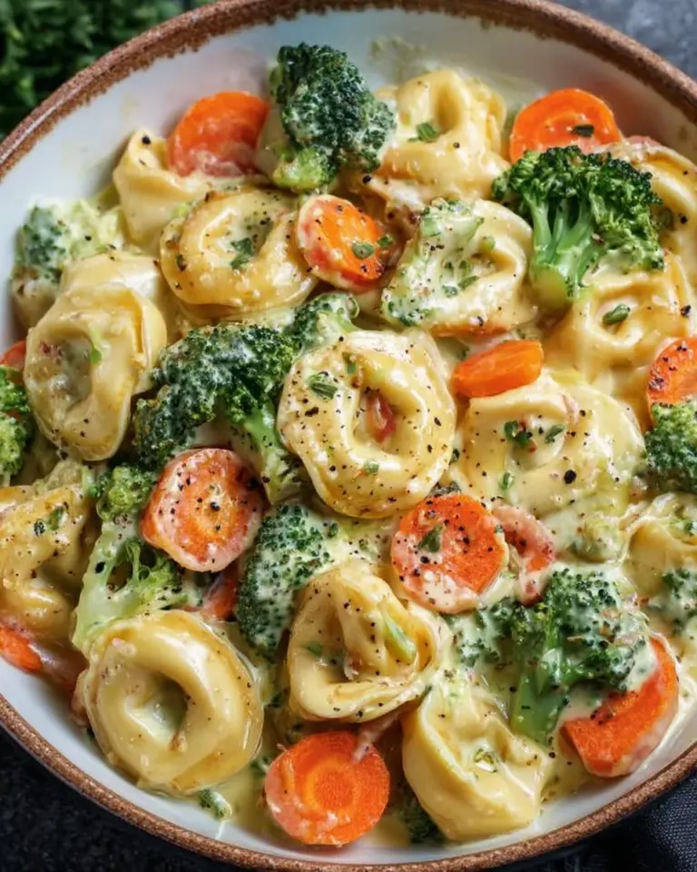 Tortellini mit Käse Sahne Soße - einfach lecker