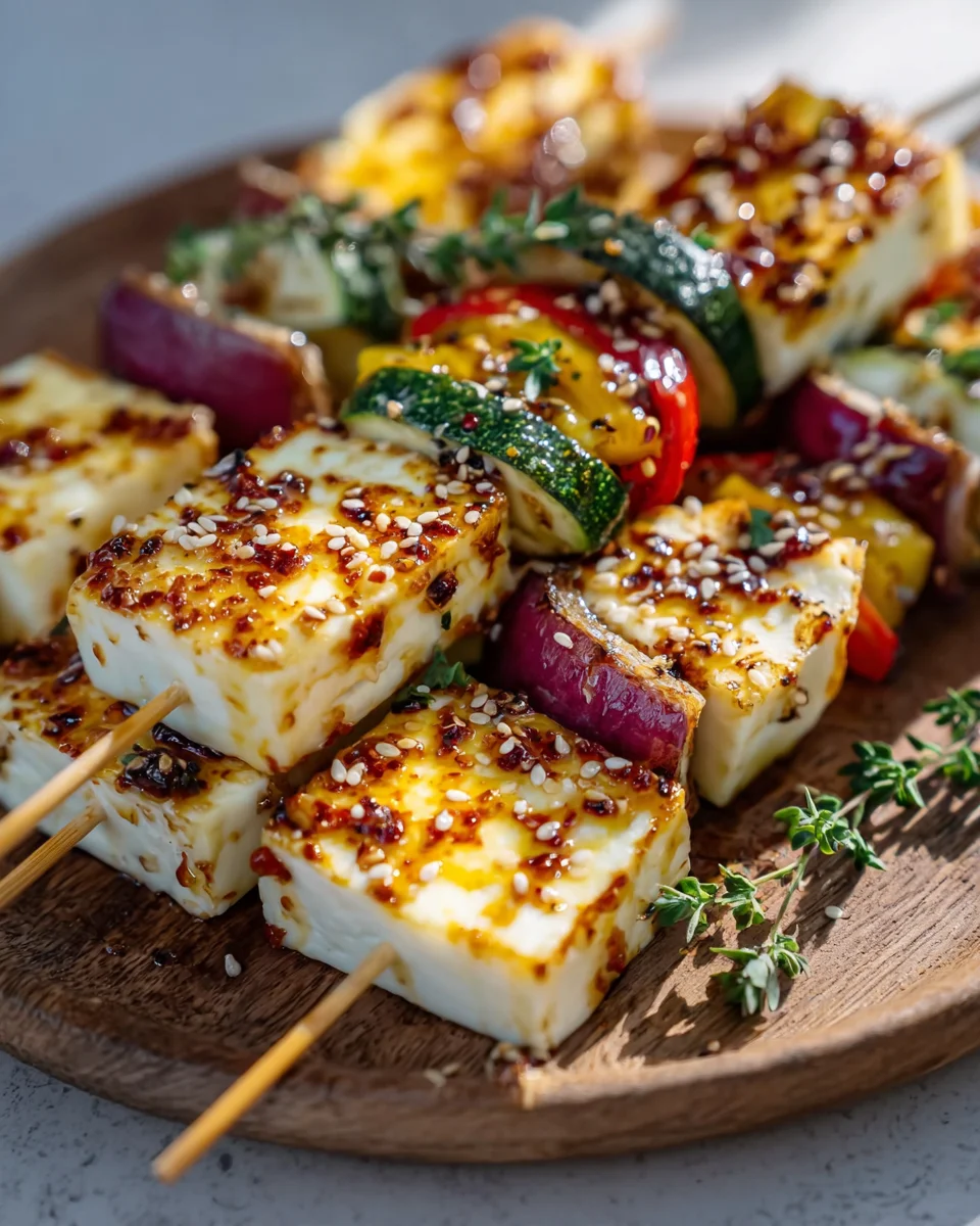 Himmlische Halloumi Spieße mit Honig image 2