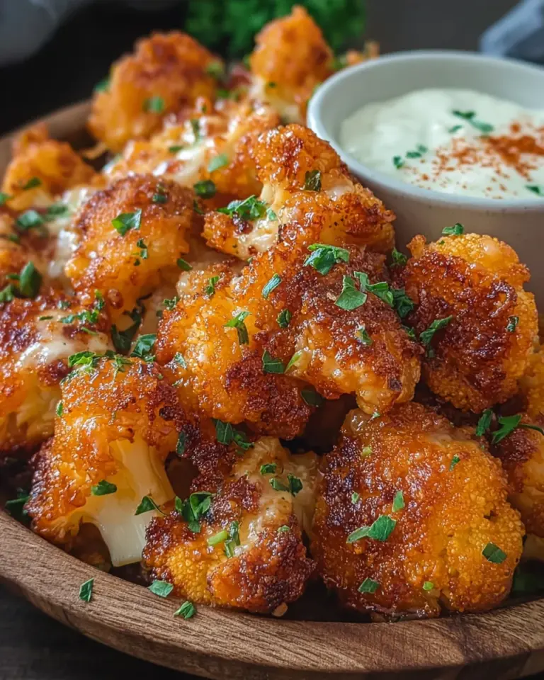 Buffalo-Blumenkohl Heißluftfritteuse einfach zubereitet