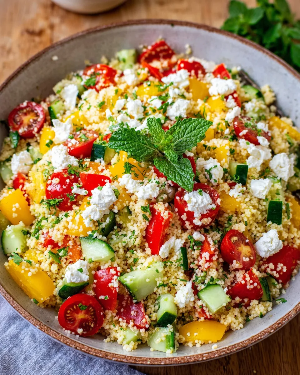 Couscous-Salat mit Feta – schnell & mediterran image 2