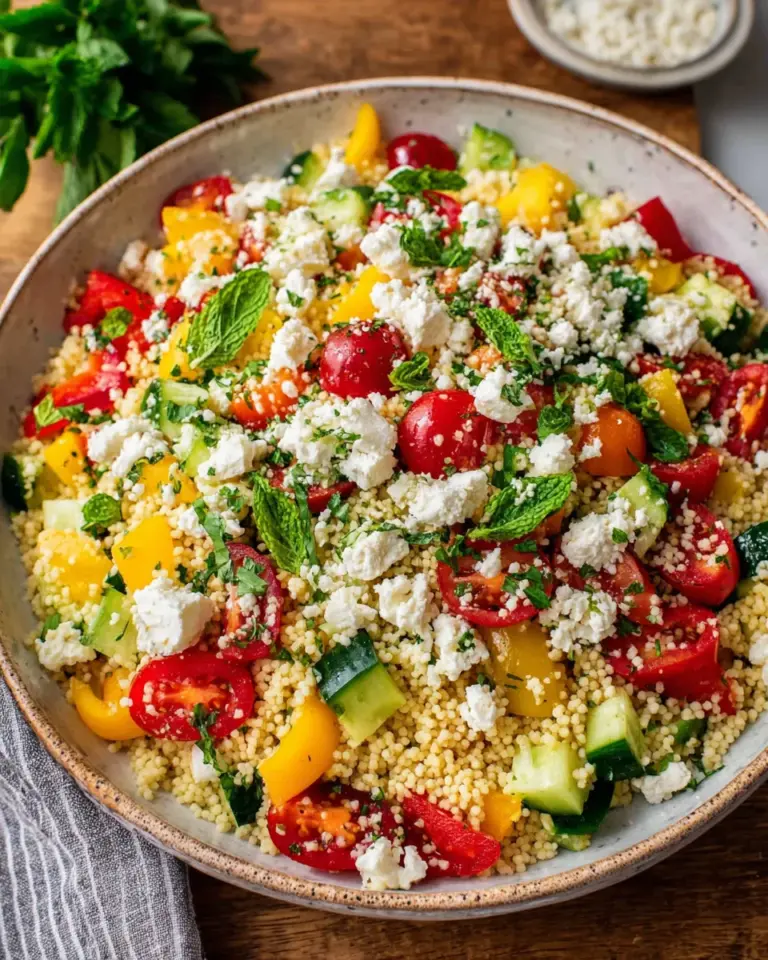 Couscous-Salat mit Feta – schnell & mediterran