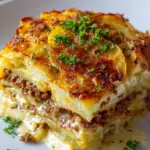Cremiger Hackfleisch- und Kartoffelauflauf für Genießer