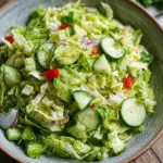 Crispe Kohl- und Gurkensalat: Erfrischend und Schnell Gemacht