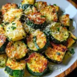 Geröstete Zucchini mit Knoblauch-Parmesan Genuss