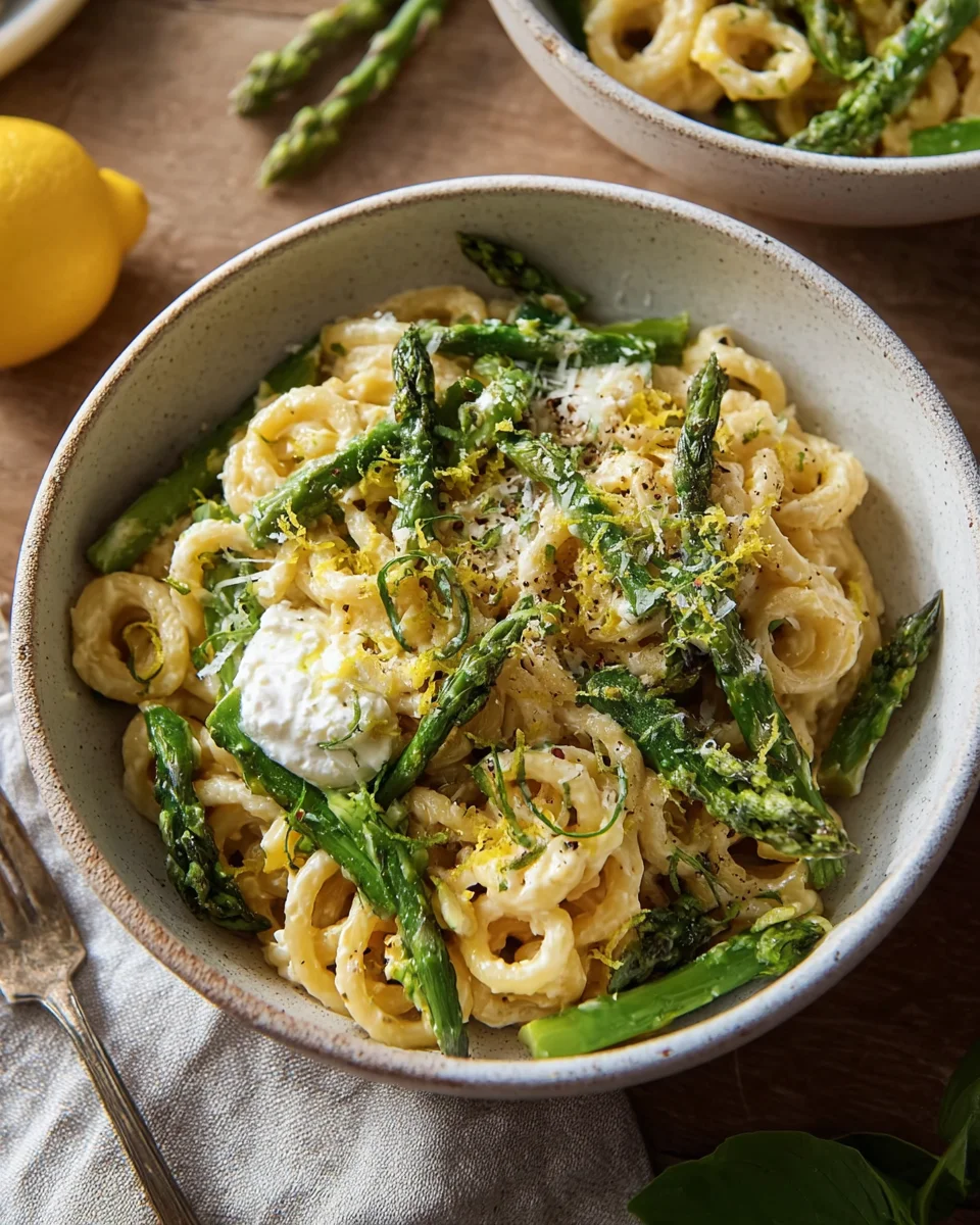 Grüner Spargel-Traum auf cremiger Zitronen-Pasta image 2