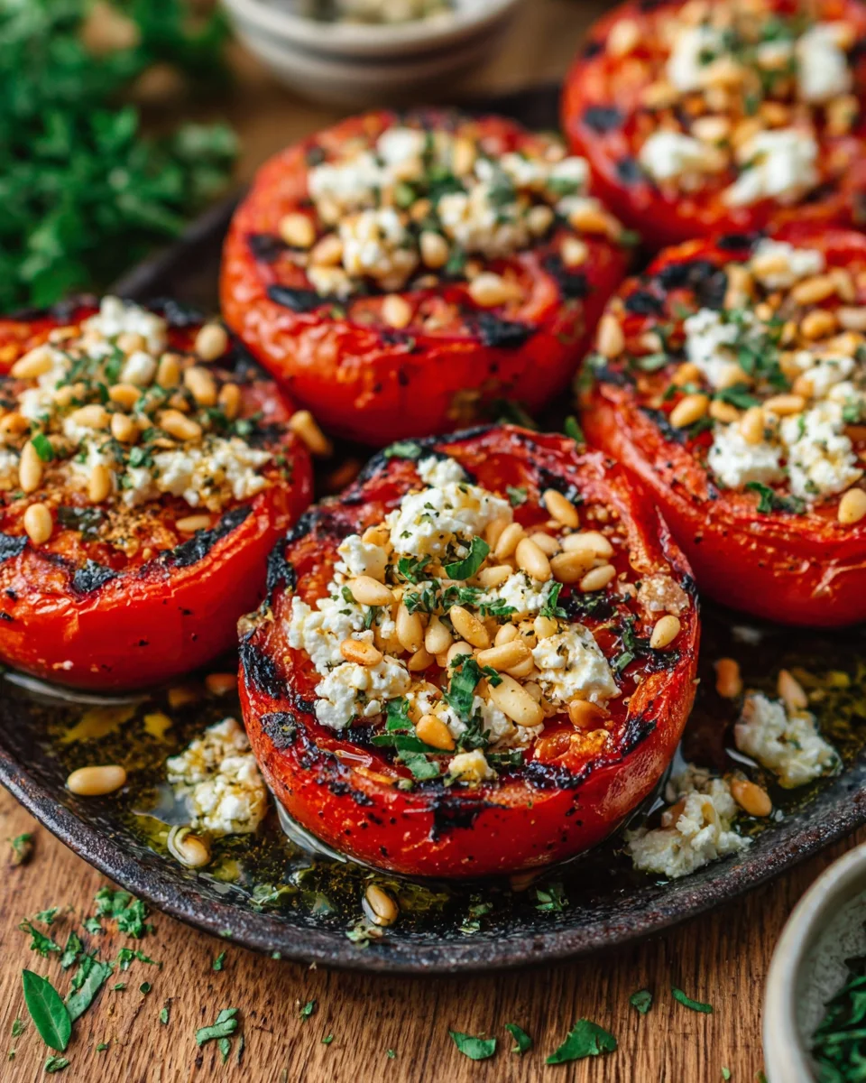 Grilltomaten mit Pinienkernen – einfach & aromatisch image 2