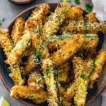 Knusprige Low Carb Zucchini-Pommes
