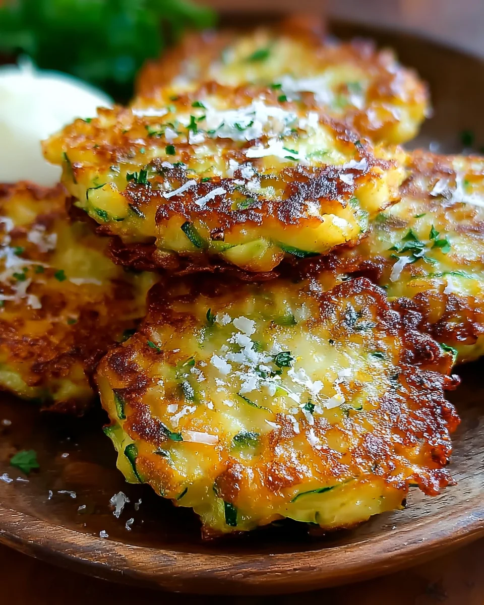 Knusprige Zucchini-Käse-Puffer image 2