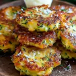 Knusprige Zucchini-Käse-Puffer