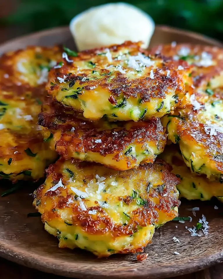Knusprige Zucchini-Käse-Puffer