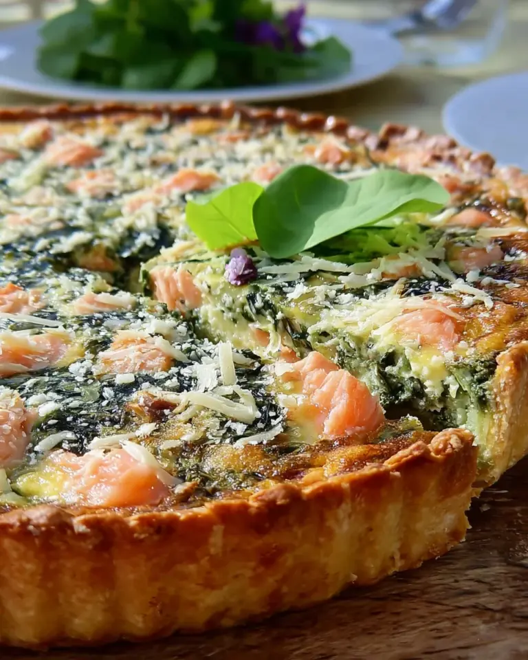 Lachs Bärlauch Quiche