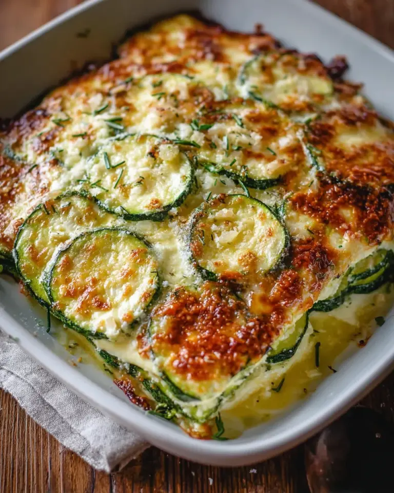 Leckerer Zucchini-Hüttenkäse-Auflauf: Einfach & gesund backen