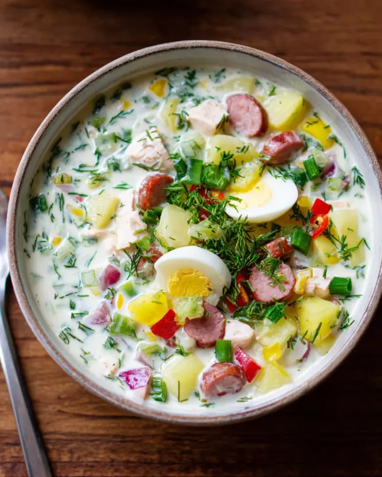 Okroschka (russische kalte Suppe)