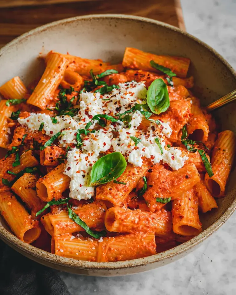 Protein Nudeln mit Hüttenkäse