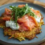 Rösti mit Frischkäse Lachs ganz einfach zubereiten