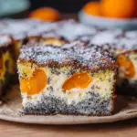 Saftiger Landfrauen Aprikosenkuchen mit Mohn und Quark
