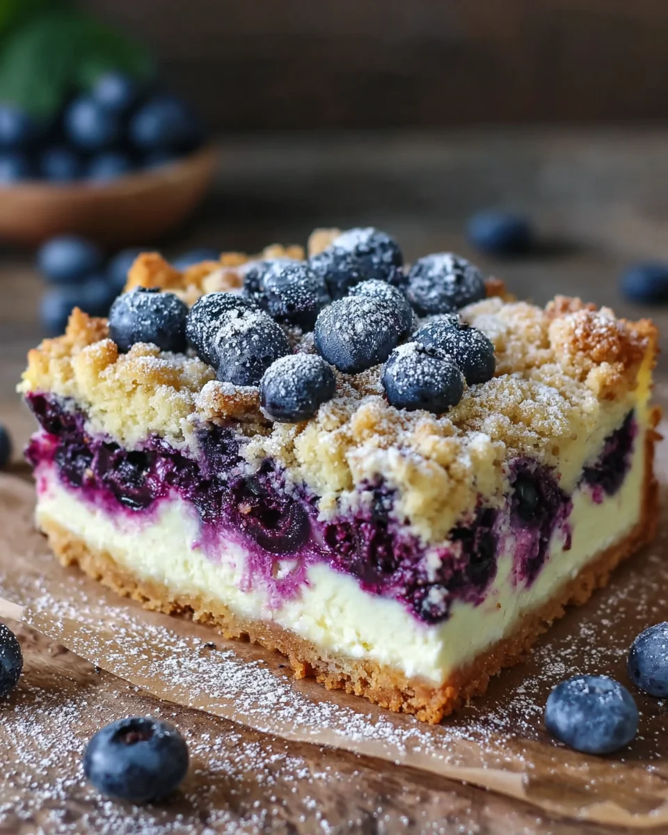 Schneller Blaubeer-Quark-Kuchen mit Streuseln image 2