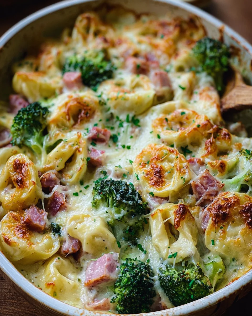 Tortellini Auflauf Schinken Brokkoli image 2