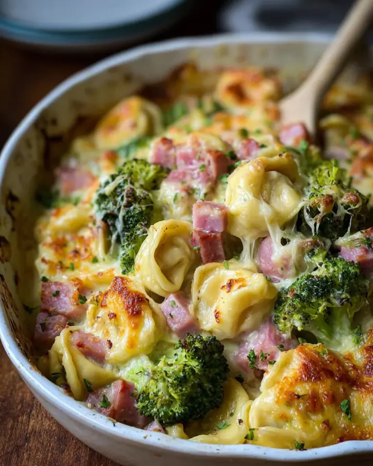 Tortellini Auflauf Schinken Brokkoli