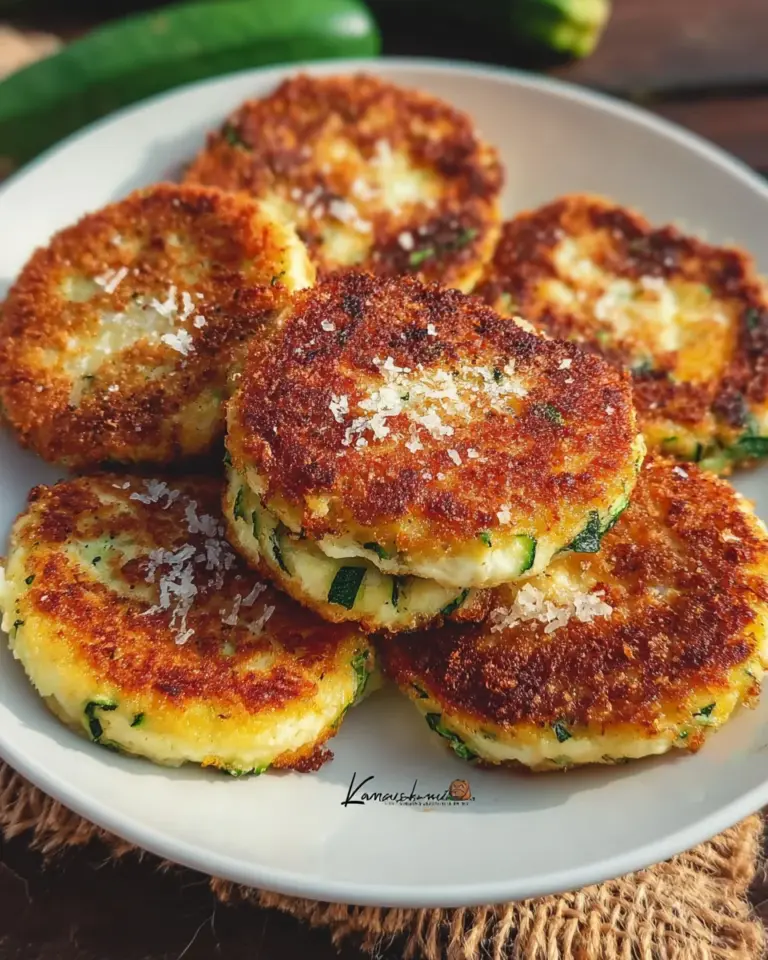 Zucchini-Bratlinge mit Käse und Knoblauch zubereiten